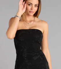 Polished Heat Rhinestone Tube Dress