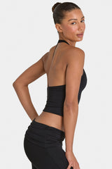 ButterCloud™ Crop Tank Top in Black