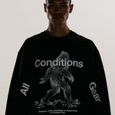 Nike ACG "Tuff Fleece" Therma-FIT Pullover Crewneck Sweatshirt (Black)
