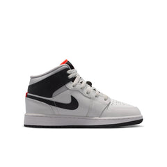 Air Jordan 1 Mid GS (Summit White/Black/Infared 23)