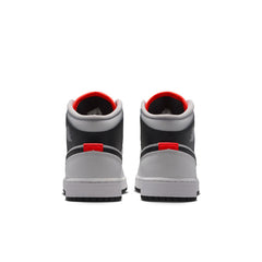 Air Jordan 1 Mid GS (Summit White/Black/Infared 23)