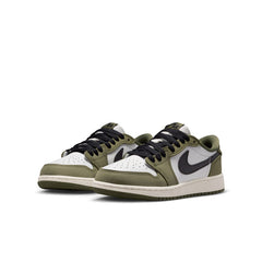 Air Jordan 1 Retro Low OG GS (Medium Olive/Black)