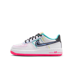 Nike Air Force 1 LE BG (White/Anthracite/Hyper Pink)