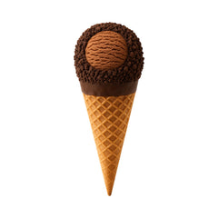 Blue Bunny Big Dipper Chocolate Ice Cream Cone (12 Or 24 Count)