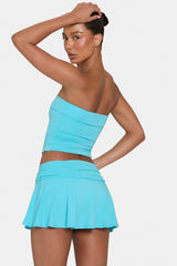 ButterCloud™ Mini Skort in Aqua