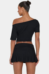 ButterCloud™ Mini Skort in Black