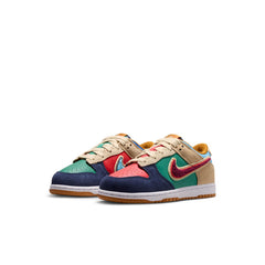 Nike Dunk Low BP (Midnight Navy/Speed Red/Green Noise)