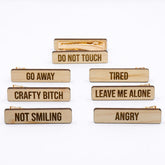 Feminist Hair Clip Set - Choose Your Saying