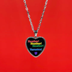 Heather & Veronica - Acrylic and Metal Necklace