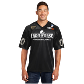 IronHorse Black Mesh Football Jersey