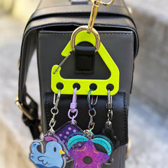 Keychain Collector Carabiner - Acid Green
