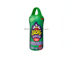 Lucas Muecas Watermelon Mexican candy lollipop, sweet and salty with chili powder, bulk Mexican candy, 10 count.