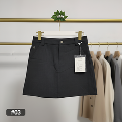ML07872 Office Leather Skirt ( Export Clothing )
