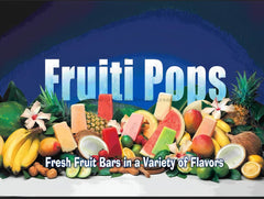 Colorful assortment of fruity pops showcasing fresh fruit bars in a variety of flavors, perfect for summer.