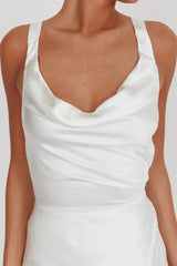 Sitara Tied Back Maxi Dress White