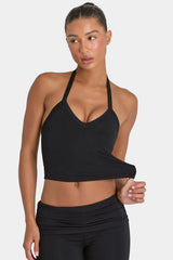 ButterCloud™ Crop Tank Top in Black