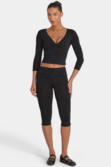 ButterCloud™ Capri Leggings in Black