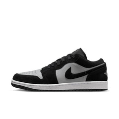 Air Jordan 1 Low (BLACK/WHITE-LT SMOKE GREY)