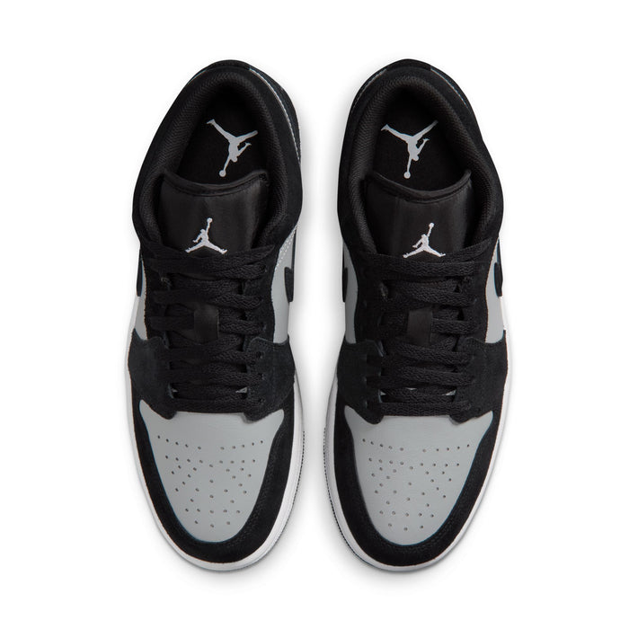 Air Jordan 1 Low (BLACK/WHITE-LT SMOKE GREY)