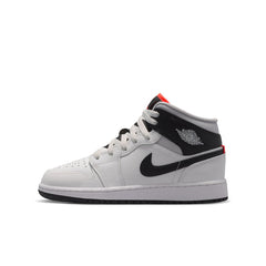 Air Jordan 1 Mid GS (Summit White/Black/Infared 23)