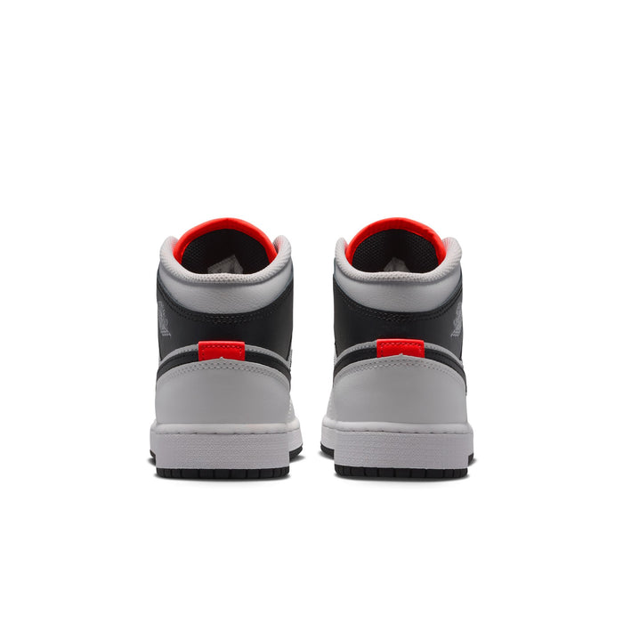 Air Jordan 1 Mid GS (Summit White/Black/Infared 23)