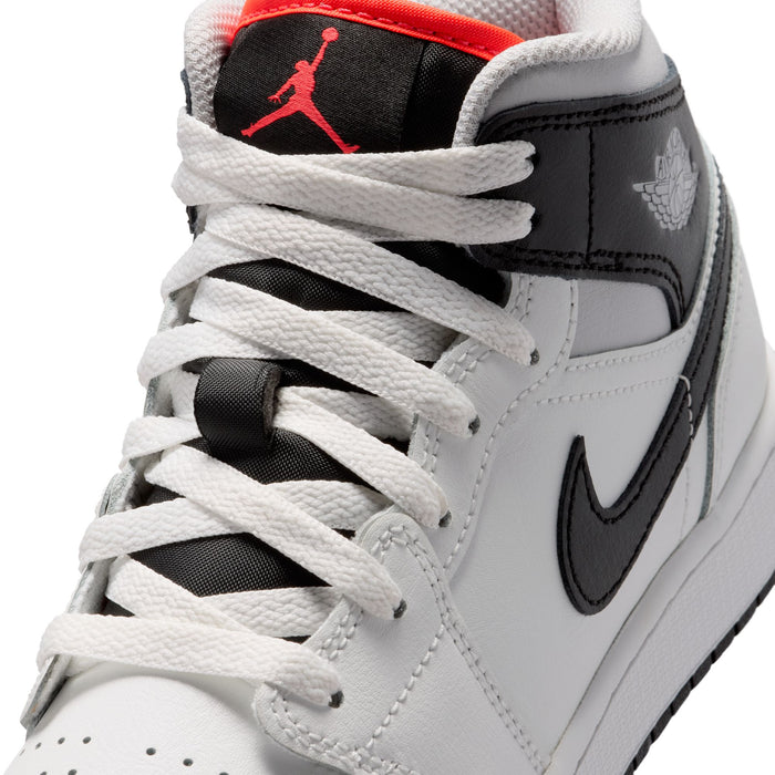 Air Jordan 1 Mid GS (Summit White/Black/Infared 23)