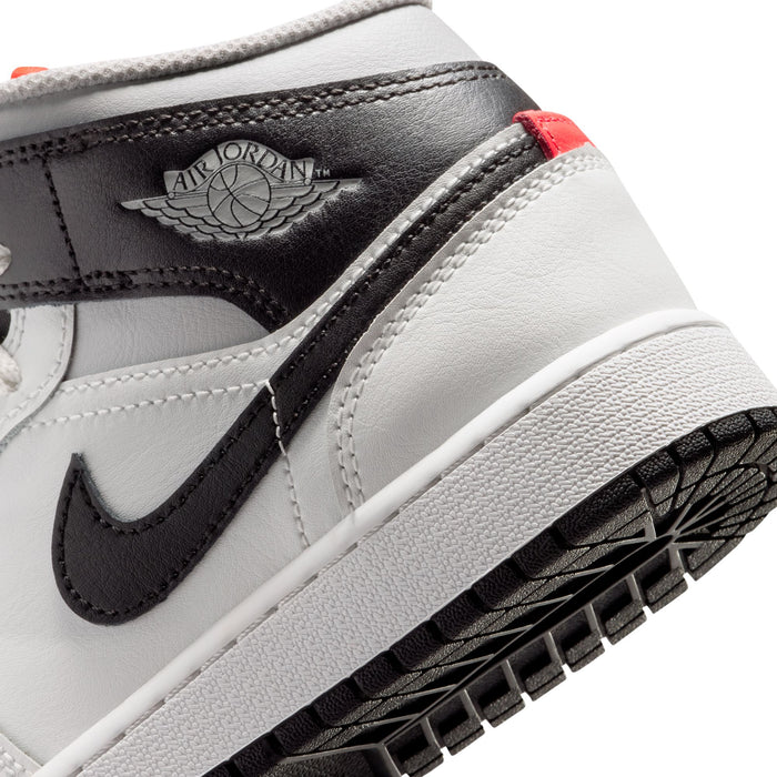 Air Jordan 1 Mid GS (Summit White/Black/Infared 23)