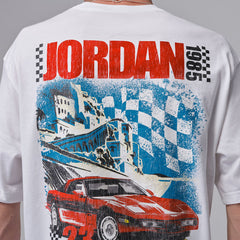 Air Jordan Car Brooklyn Tee (White)