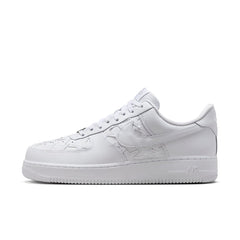 Nike Air Force 1 '07 Edge (White/White/Metallic Silver)