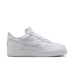 Nike Air Force 1 '07 Edge (White/White/Metallic Silver)