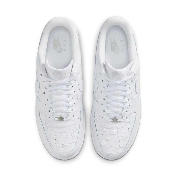 Nike Air Force 1 '07 Edge (White/White/Metallic Silver)