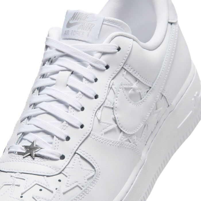 Nike Air Force 1 '07 Edge (White/White/Metallic Silver)