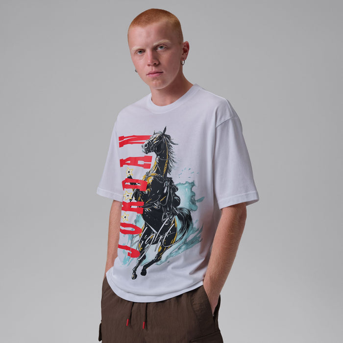 Air Jordan Horse Flight Tee (White)