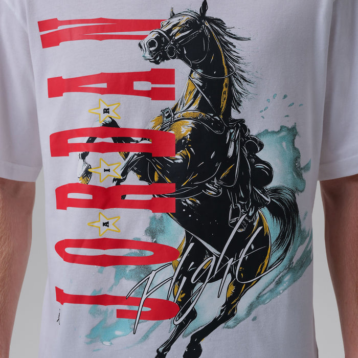 Air Jordan Horse Flight Tee (White)