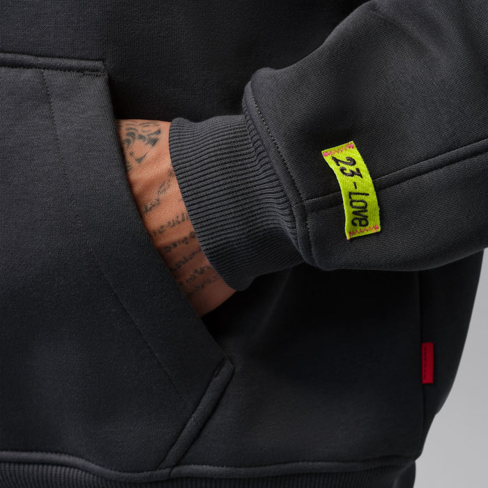 Air Jordan Oversized Brooklyn Fleece Pullover Hoodie (Anthracite)
