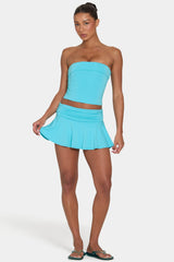 ButterCloud™ Mini Skort in Aqua