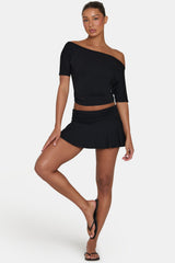 ButterCloud™ Mini Skort in Black