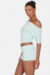 ButterCloud™ Shorts in Peppermint
