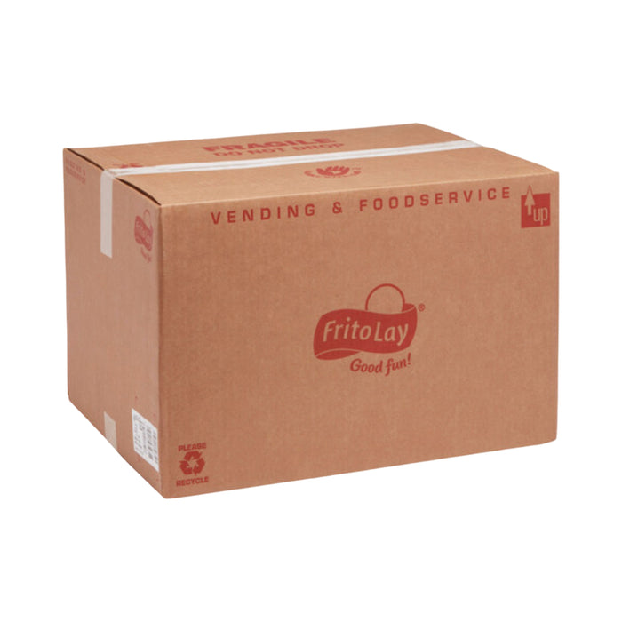 Frito Lay bulk chips case, packaging for vending and foodservice, ideal for snack lovers and events.