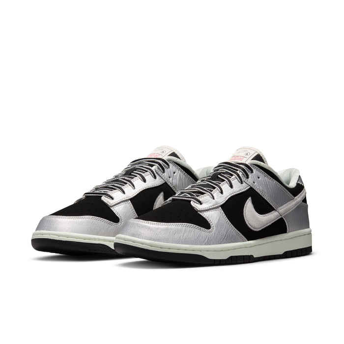 Nike Dunk Low Retro (Metallic Silver/Black)