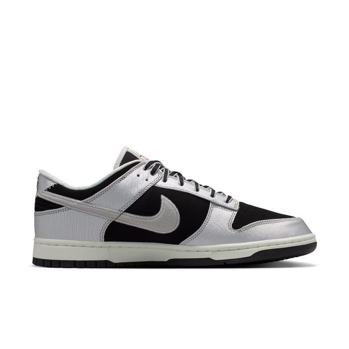 Nike Dunk Low Retro (Metallic Silver/Black)