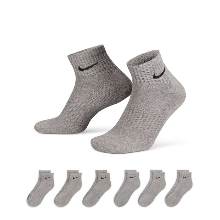Nike Everyday Cushioned Training Ankle Socks 6 Pairs (Sport Grey)