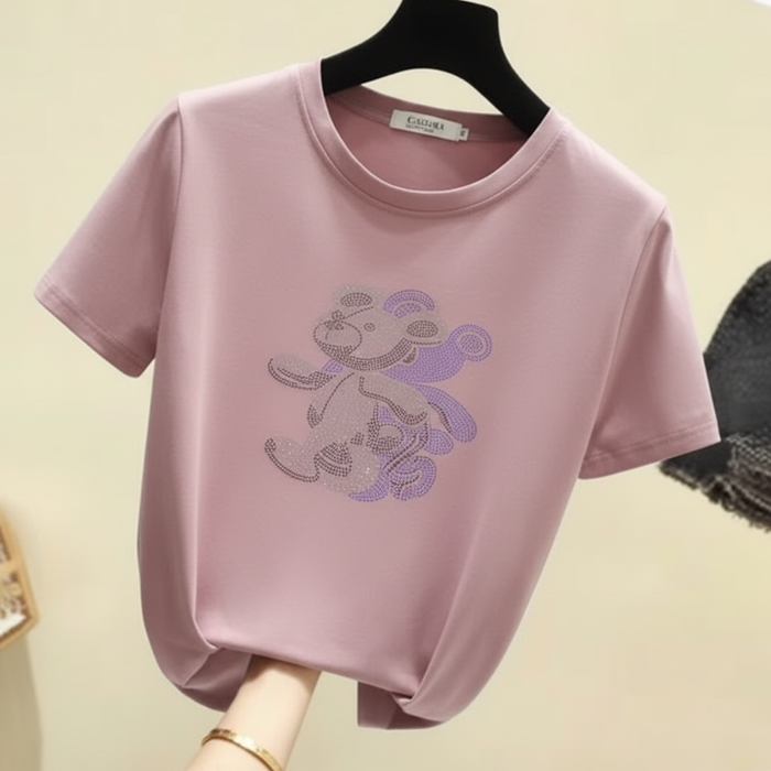 MF07735 Fashionable Sparkle T shirt