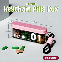 MH07421 - Keychain Pills Box ( 2pcs )