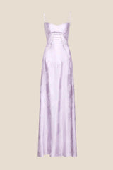 Dreamy Green Straps Long Dress