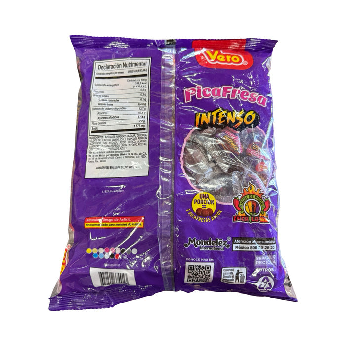 Vero Pica Fresa Intenso Mexican Gummy Candy (100 Count)