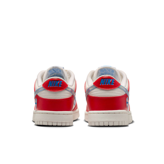 WMNS Nike Dunk Low (Action Red/Multicolor/Sail)