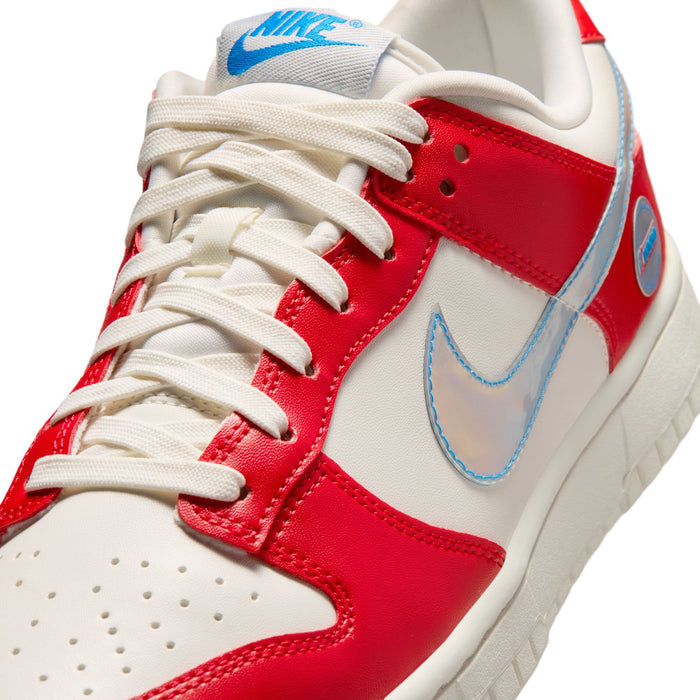 WMNS Nike Dunk Low (Action Red/Multicolor/Sail)